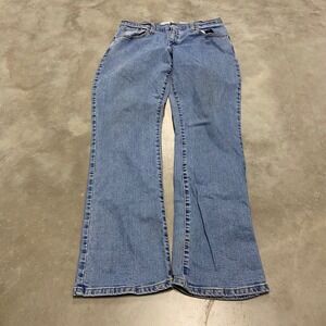 Levis 550 Classic Relaxed Boot Cut Jeans Womens 8M Medium Wash Blue Denim